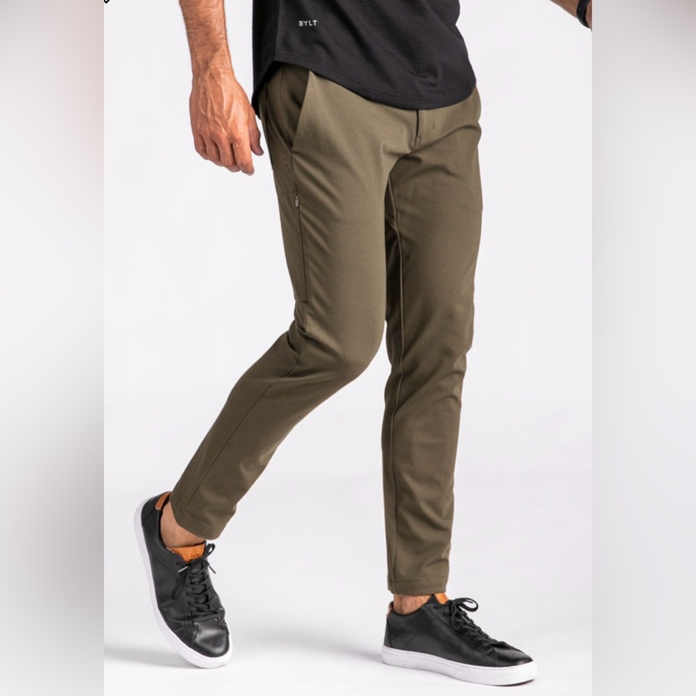 BYLT | Everyday Slim Fit Pant 2.0 | Size 36 x 30 | Mens | Dark Brown